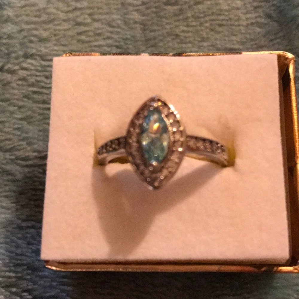 Aqua marine ring